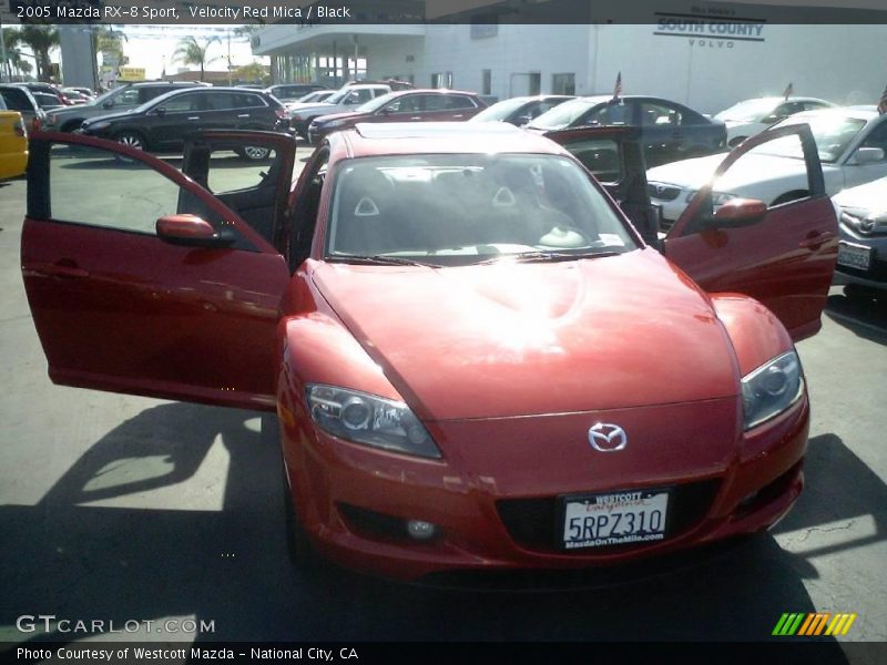 Velocity Red Mica / Black 2005 Mazda RX-8 Sport