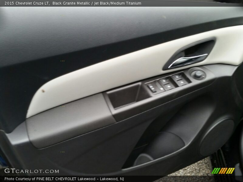 Black Granite Metallic / Jet Black/Medium Titanium 2015 Chevrolet Cruze LT