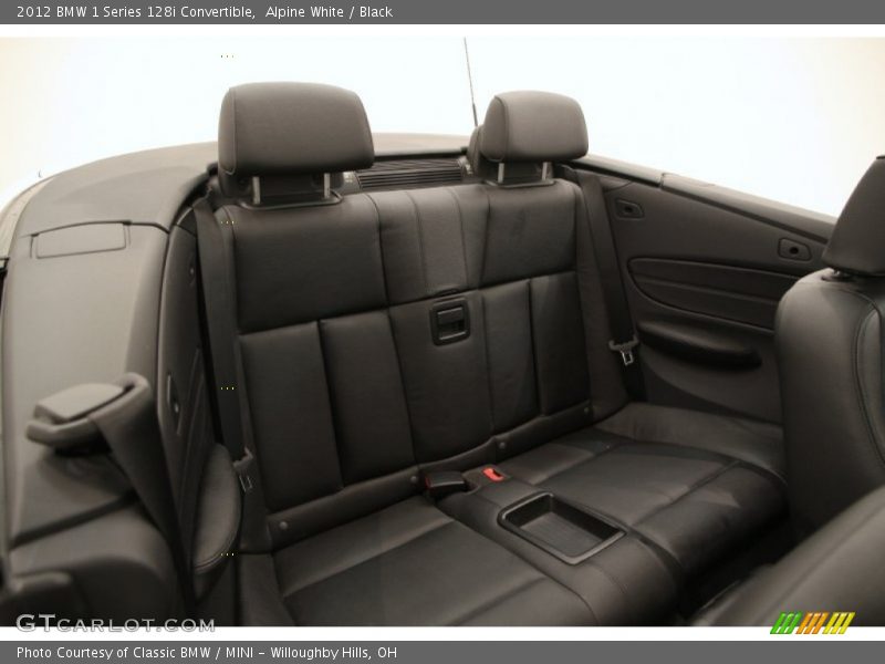 Alpine White / Black 2012 BMW 1 Series 128i Convertible