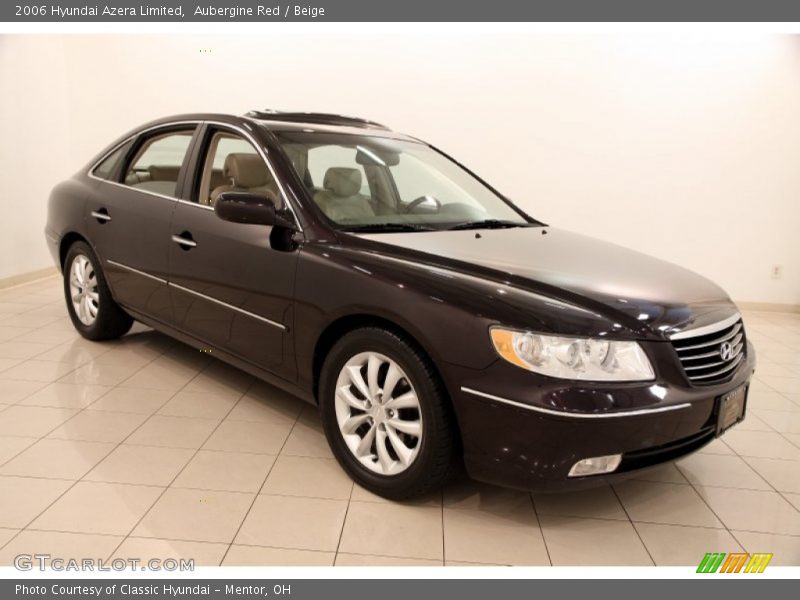 Aubergine Red / Beige 2006 Hyundai Azera Limited