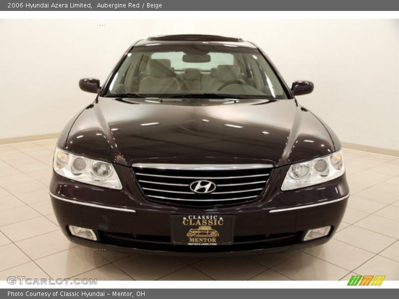 Aubergine Red / Beige 2006 Hyundai Azera Limited