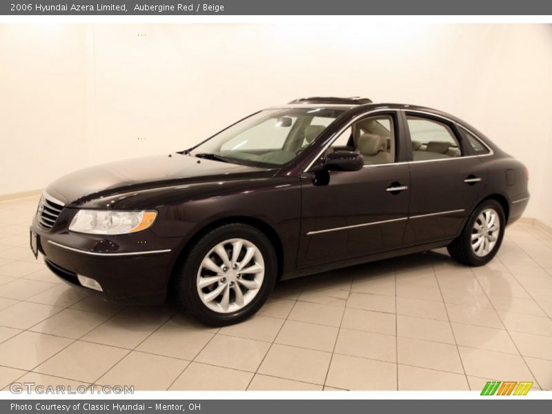 Aubergine Red / Beige 2006 Hyundai Azera Limited