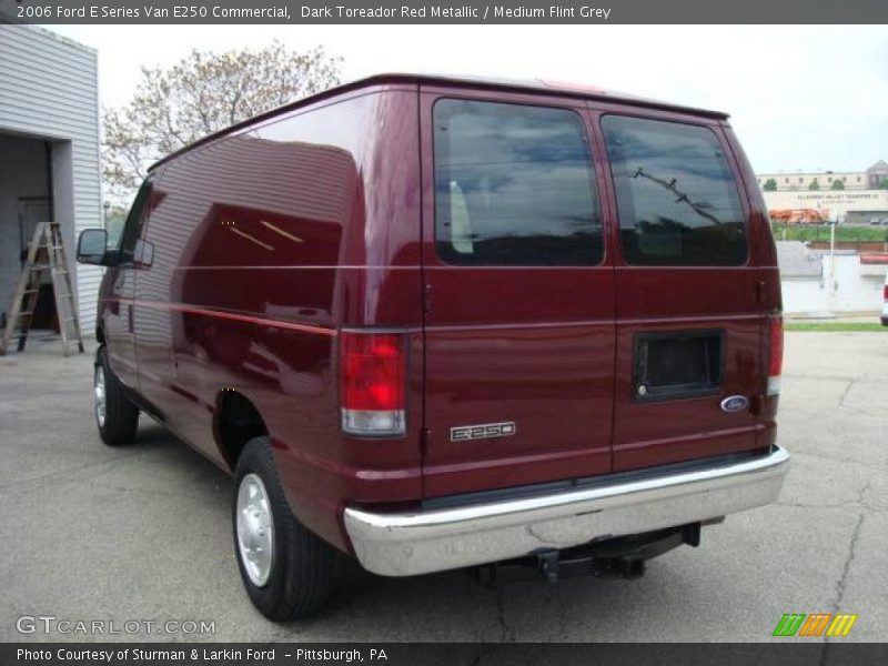 Dark Toreador Red Metallic / Medium Flint Grey 2006 Ford E Series Van E250 Commercial