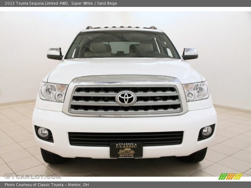 Super White / Sand Beige 2013 Toyota Sequoia Limited 4WD