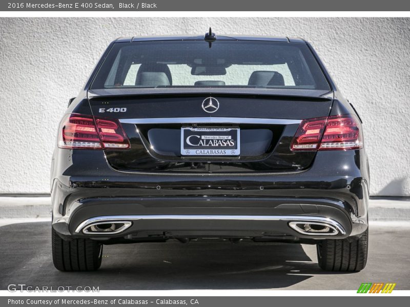 Black / Black 2016 Mercedes-Benz E 400 Sedan