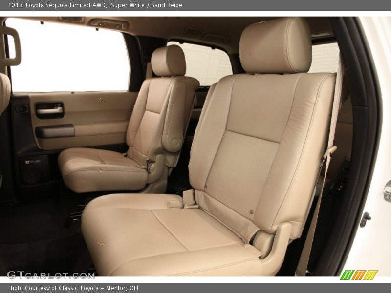 Super White / Sand Beige 2013 Toyota Sequoia Limited 4WD