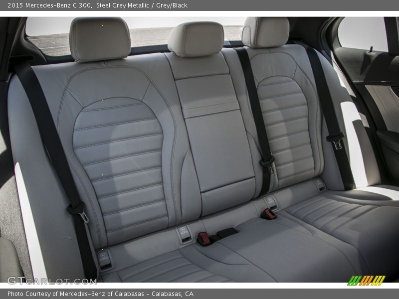 Steel Grey Metallic / Grey/Black 2015 Mercedes-Benz C 300