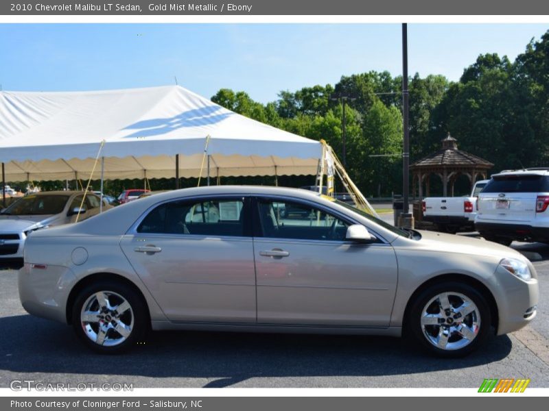Gold Mist Metallic / Ebony 2010 Chevrolet Malibu LT Sedan