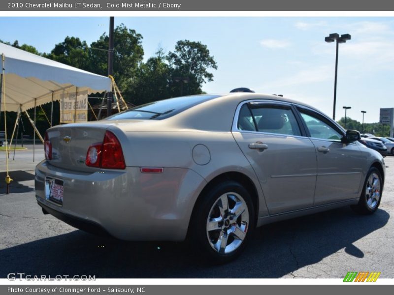 Gold Mist Metallic / Ebony 2010 Chevrolet Malibu LT Sedan