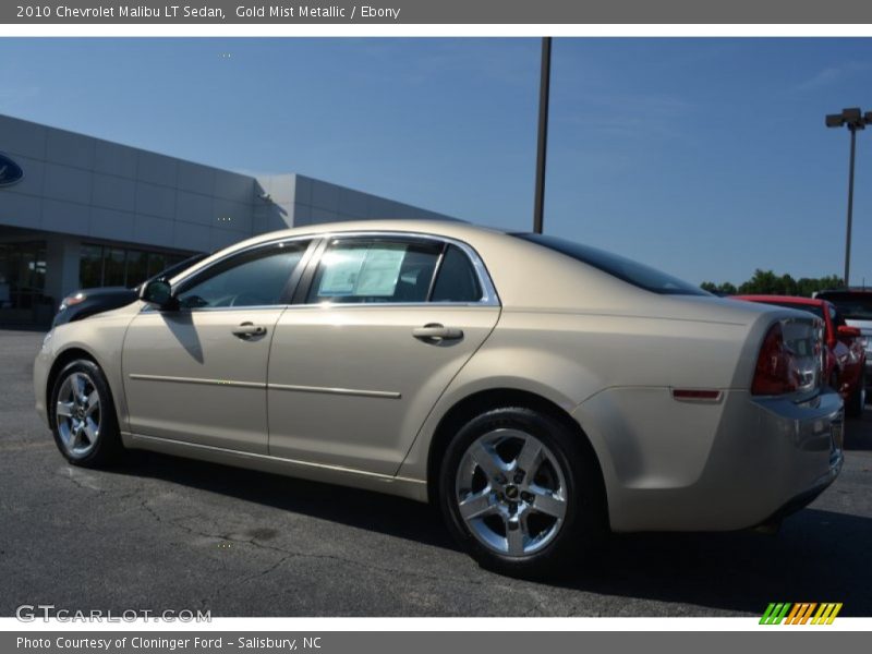 Gold Mist Metallic / Ebony 2010 Chevrolet Malibu LT Sedan