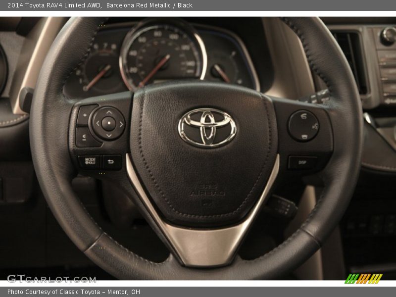 Barcelona Red Metallic / Black 2014 Toyota RAV4 Limited AWD