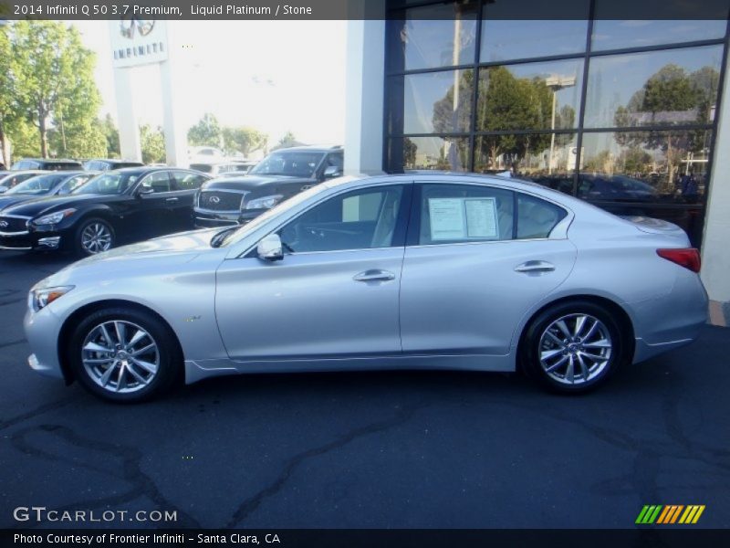 Liquid Platinum / Stone 2014 Infiniti Q 50 3.7 Premium