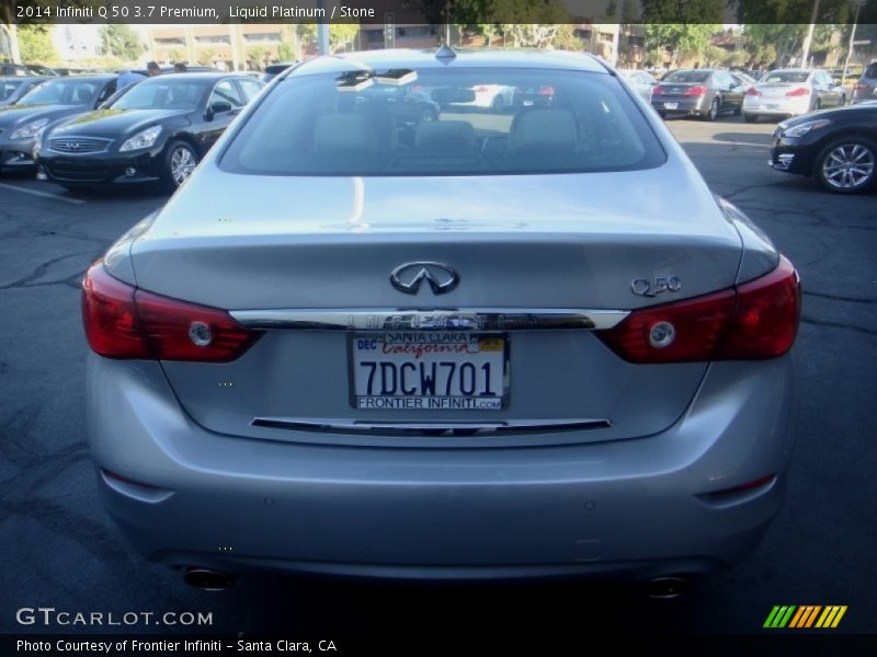 Liquid Platinum / Stone 2014 Infiniti Q 50 3.7 Premium