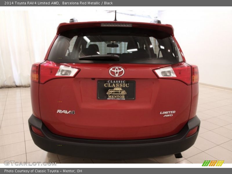 Barcelona Red Metallic / Black 2014 Toyota RAV4 Limited AWD