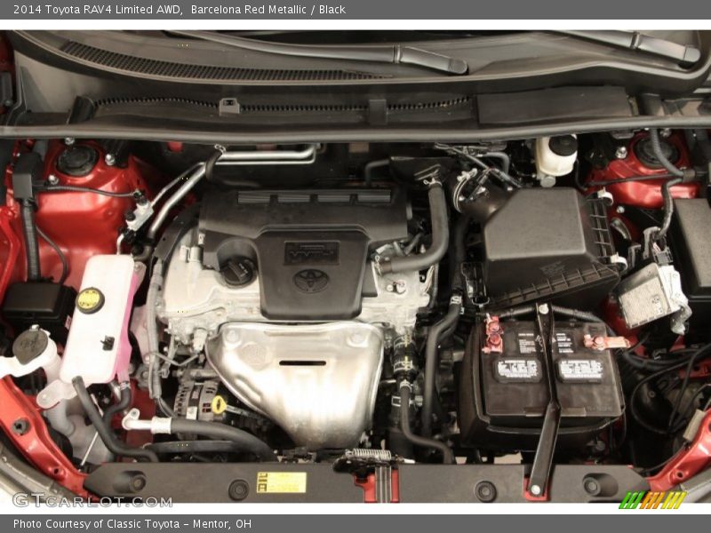 Barcelona Red Metallic / Black 2014 Toyota RAV4 Limited AWD