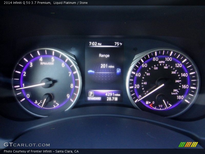 Liquid Platinum / Stone 2014 Infiniti Q 50 3.7 Premium