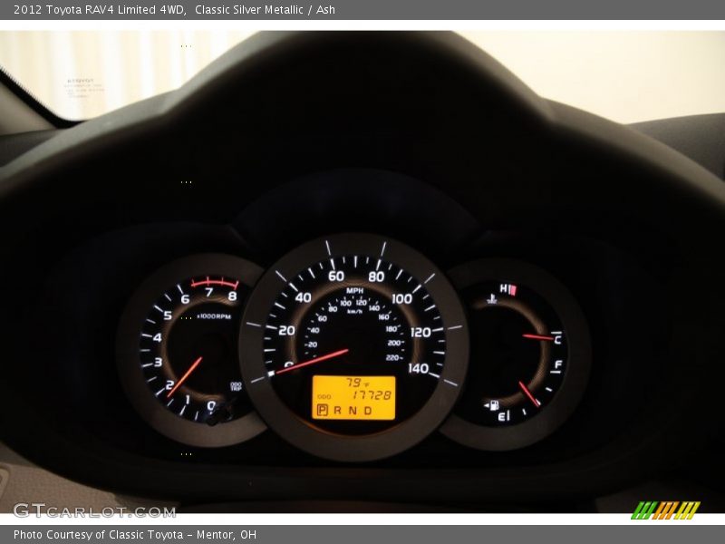 Classic Silver Metallic / Ash 2012 Toyota RAV4 Limited 4WD