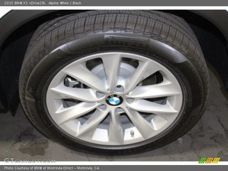 Alpine White / Black 2015 BMW X3 xDrive28i