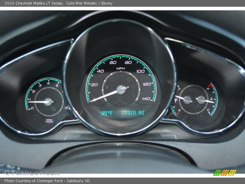 Gold Mist Metallic / Ebony 2010 Chevrolet Malibu LT Sedan