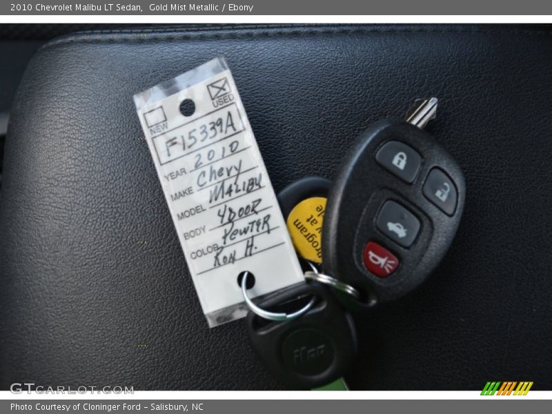 Gold Mist Metallic / Ebony 2010 Chevrolet Malibu LT Sedan