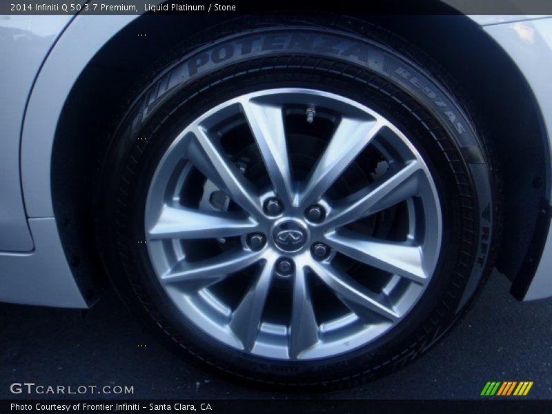 Liquid Platinum / Stone 2014 Infiniti Q 50 3.7 Premium