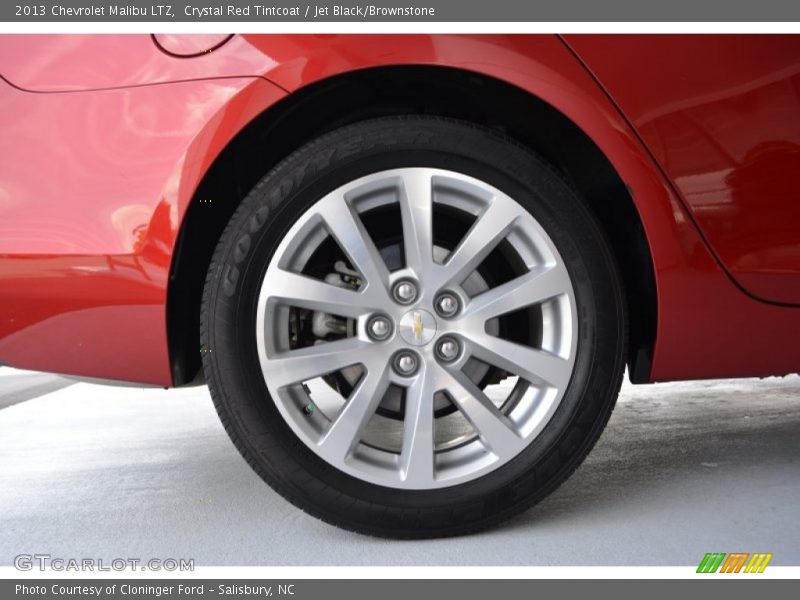 Crystal Red Tintcoat / Jet Black/Brownstone 2013 Chevrolet Malibu LTZ