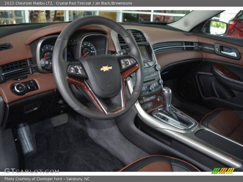 Crystal Red Tintcoat / Jet Black/Brownstone 2013 Chevrolet Malibu LTZ