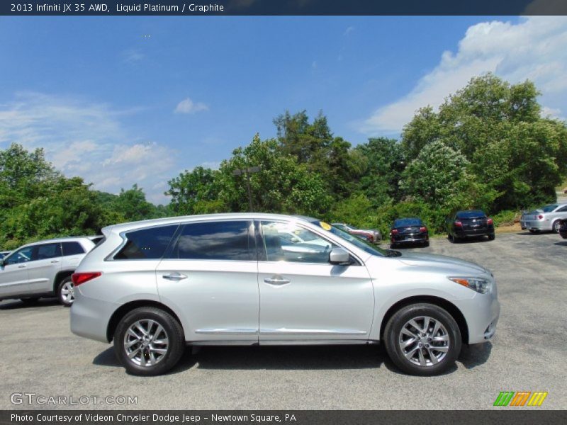 Liquid Platinum / Graphite 2013 Infiniti JX 35 AWD