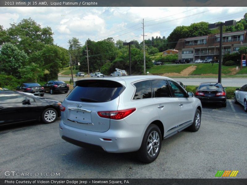 Liquid Platinum / Graphite 2013 Infiniti JX 35 AWD