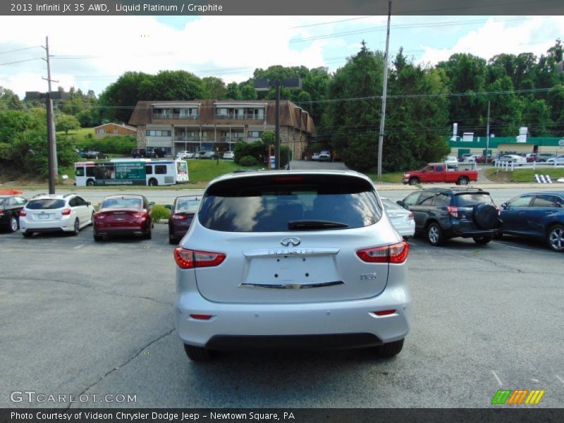 Liquid Platinum / Graphite 2013 Infiniti JX 35 AWD