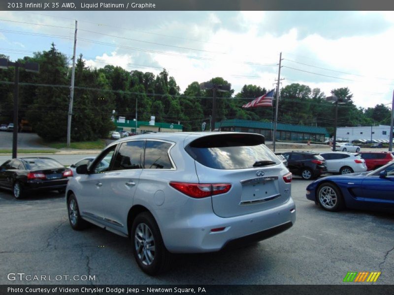 Liquid Platinum / Graphite 2013 Infiniti JX 35 AWD