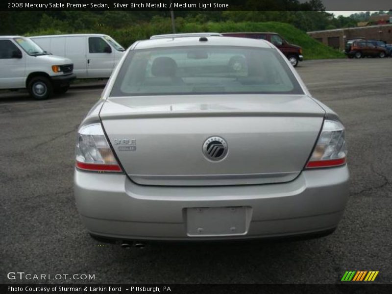 Silver Birch Metallic / Medium Light Stone 2008 Mercury Sable Premier Sedan