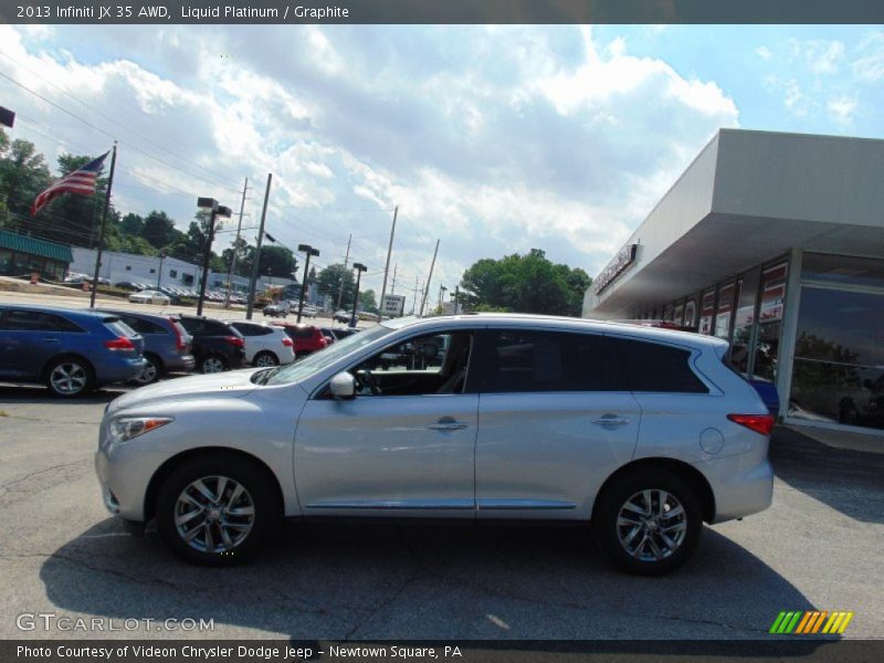 Liquid Platinum / Graphite 2013 Infiniti JX 35 AWD