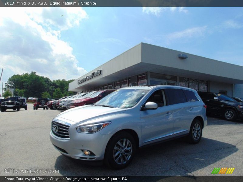 Liquid Platinum / Graphite 2013 Infiniti JX 35 AWD