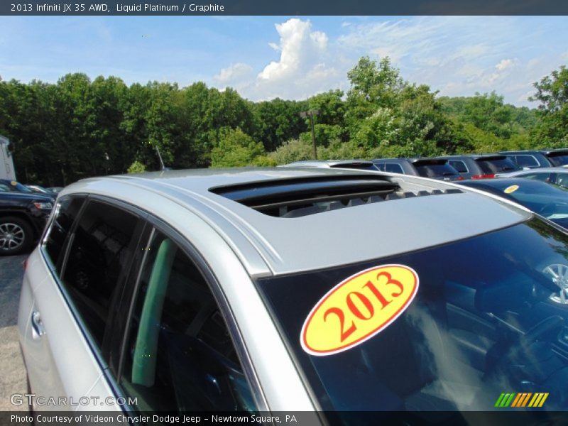 Liquid Platinum / Graphite 2013 Infiniti JX 35 AWD