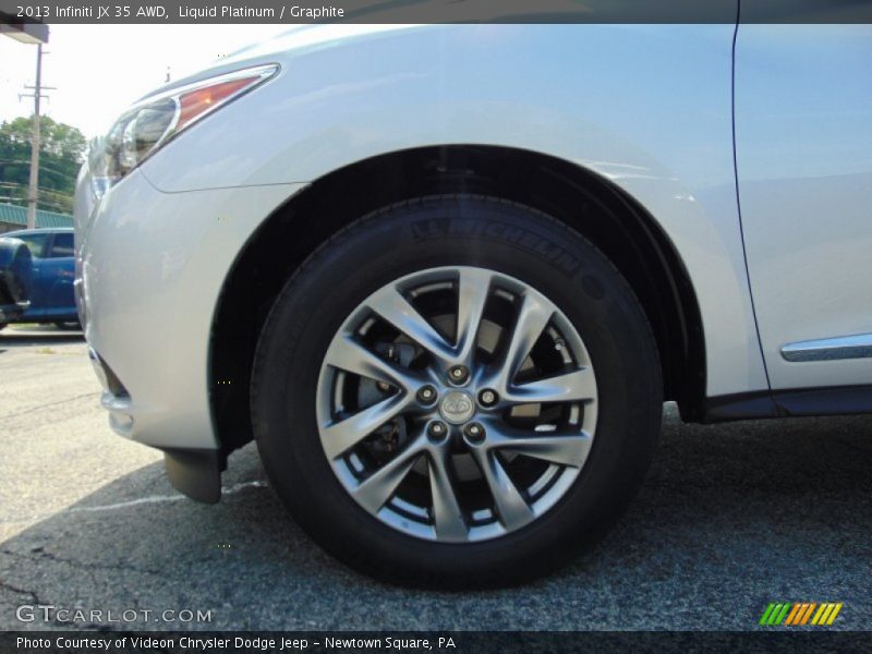 Liquid Platinum / Graphite 2013 Infiniti JX 35 AWD