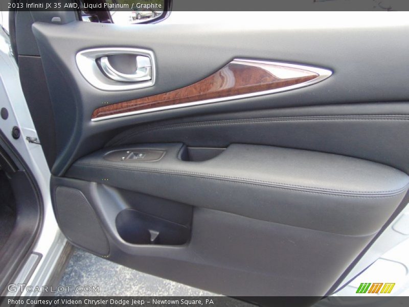 Liquid Platinum / Graphite 2013 Infiniti JX 35 AWD