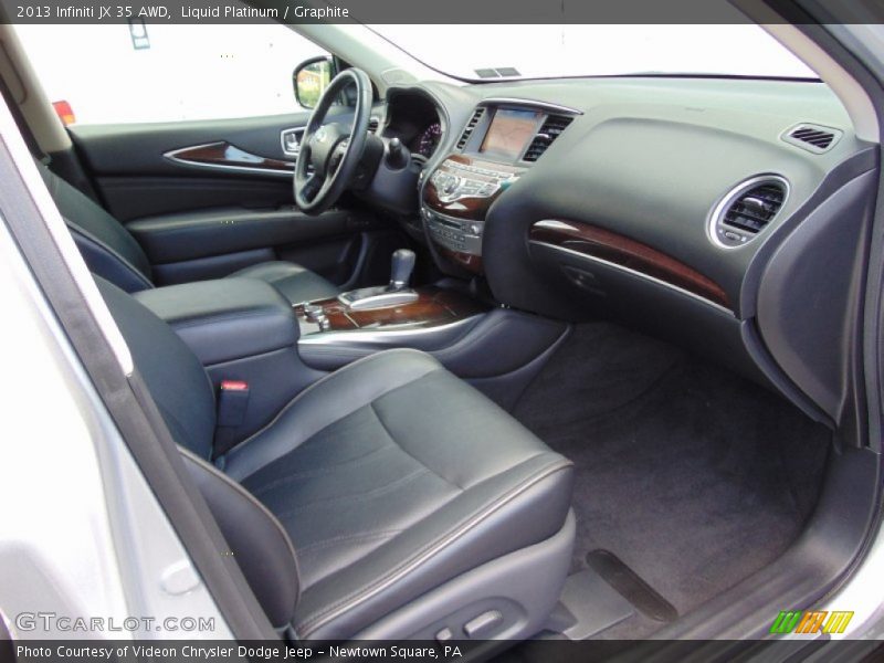 Liquid Platinum / Graphite 2013 Infiniti JX 35 AWD