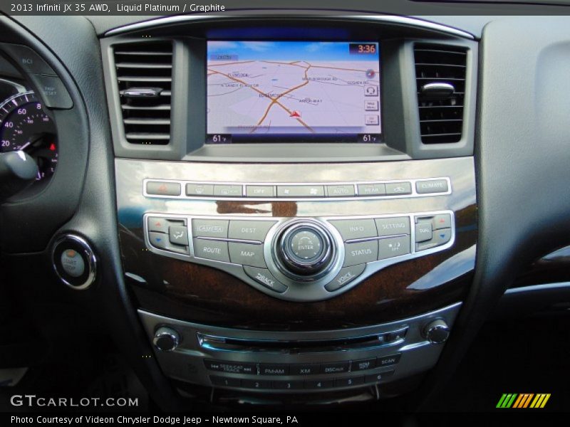 Liquid Platinum / Graphite 2013 Infiniti JX 35 AWD