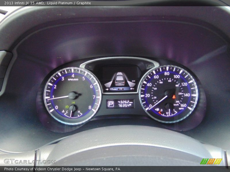 Liquid Platinum / Graphite 2013 Infiniti JX 35 AWD