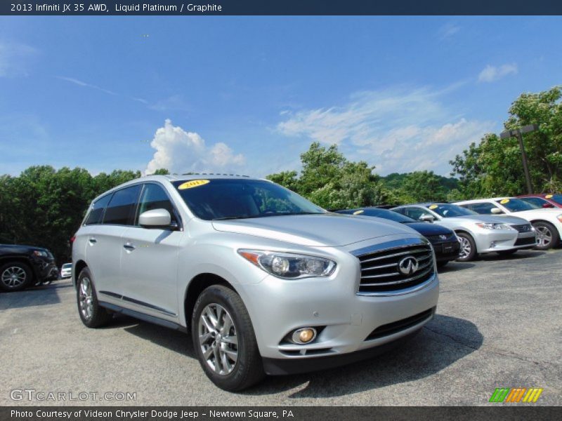 Liquid Platinum / Graphite 2013 Infiniti JX 35 AWD