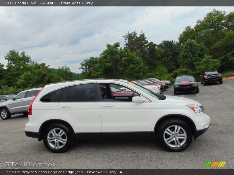 Taffeta White / Gray 2011 Honda CR-V EX-L 4WD