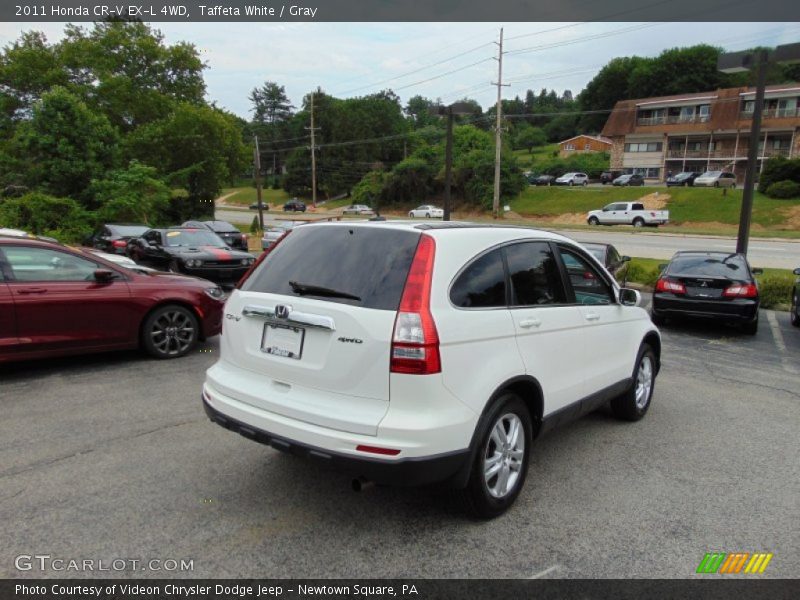 Taffeta White / Gray 2011 Honda CR-V EX-L 4WD