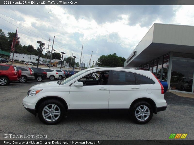 Taffeta White / Gray 2011 Honda CR-V EX-L 4WD