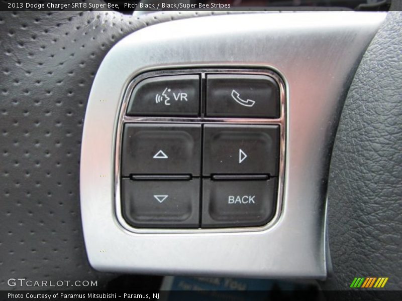 Pitch Black / Black/Super Bee Stripes 2013 Dodge Charger SRT8 Super Bee