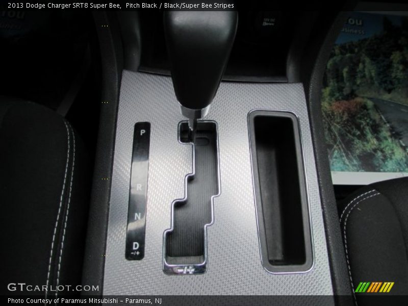 Pitch Black / Black/Super Bee Stripes 2013 Dodge Charger SRT8 Super Bee