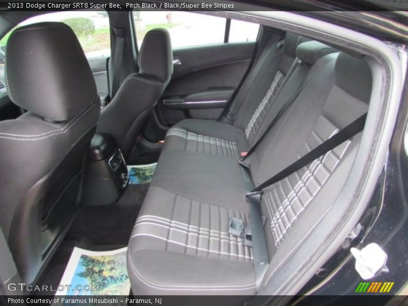 Pitch Black / Black/Super Bee Stripes 2013 Dodge Charger SRT8 Super Bee