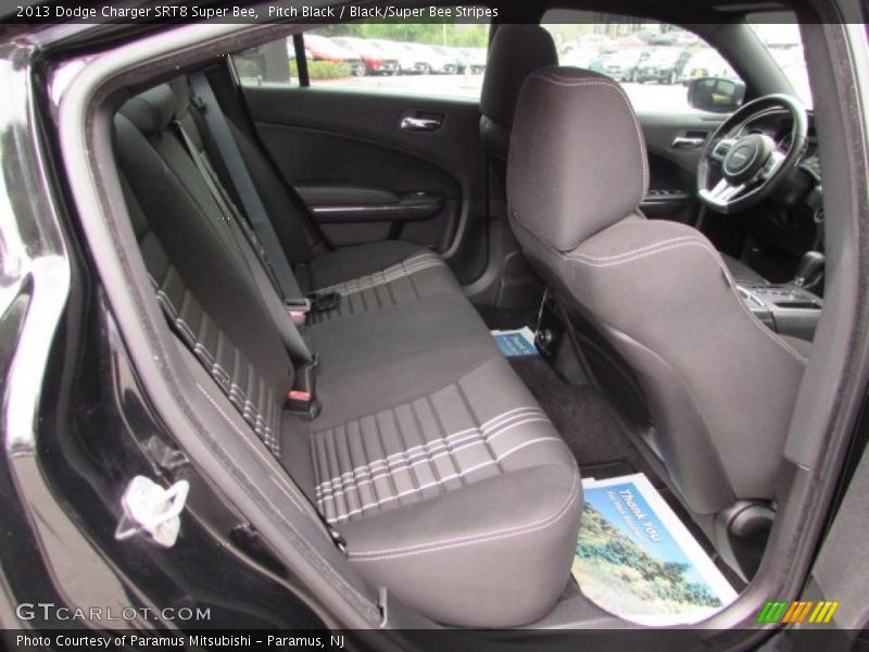 Pitch Black / Black/Super Bee Stripes 2013 Dodge Charger SRT8 Super Bee