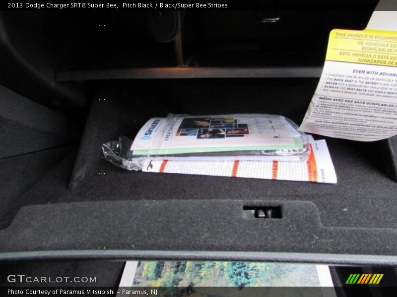 Pitch Black / Black/Super Bee Stripes 2013 Dodge Charger SRT8 Super Bee