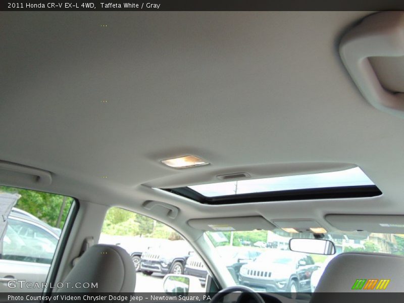 Taffeta White / Gray 2011 Honda CR-V EX-L 4WD